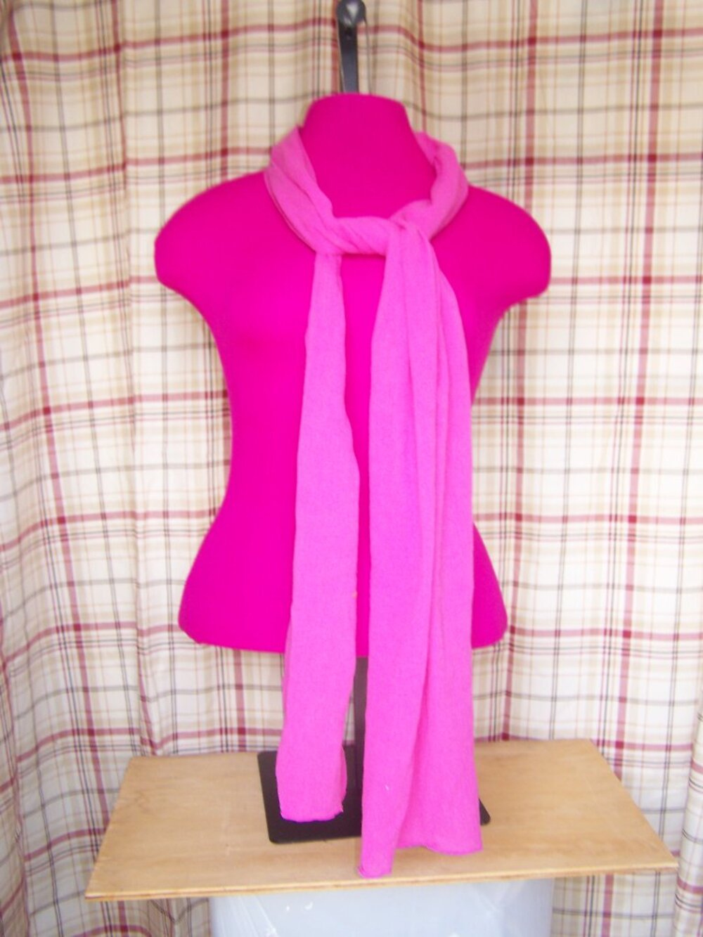kleen Pink Gauzy Scarf